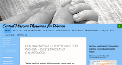 Desktop Screenshot of centralmophysicians.com
